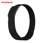 Raam+Nailonist rihmaga k&auml;epael Amazfit Helio jaoks Rihm K&auml;epael Reguleeritav Spordi Asendus K&auml;epael correa Amazfit Helio kella rihm for Amazfit helio black