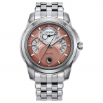 CITIZEN Eco-Drive Seeria 100 Meetrit Veekindel Moodne Stiil P&auml;ikeseenergia Kvarts Terassihmaga 41,8mm Meeste K&auml;ekell Oranži Kettaga BU0080-52X sinine