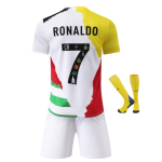 Real Madrid Ronaldo Laste Jalgpallis&auml;rk, Hingav Kiiresti Kuivav Treeningtopp YSHT 100-110 CM