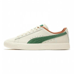 PUMA Clyde 50 FG Unisex Madalad Nahast Tennised Valge Roheline 391135-01 EU 36