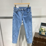Uued meeste Slim Fit Stretch teksad vabaaja mood teksap&uuml;ksid High Street meeste teksad T&ouml;&ouml; hip hop p&uuml;ksid 28