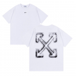 9014 Kergelt valge Suvine Meeste ja Naiste Puuvillane Prinditud &Uuml;lesuuruses T-s&auml;rk Street Wear S