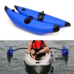 2 tk s&uuml;st PVC t&auml;ispuhutav stabilisaator s&uuml;stapaat kalastamine seisab Stabilisaator blue