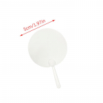 50tk 5cm Armas Mini L&auml;bipaistev T&uuml;hi Ventilaator Laps Lapsed DIY Kunstiventilaator Pulm S&uuml;nnip&auml;evapeo Meened S&otilde;branna Poiss-s&otilde;ber Ideed Kingitus