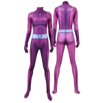 Anime Cosplay Bodysuit t&auml;iskasvanutele ja t&uuml;drukutele Clover Ewing Jumpsuits, Halloweeni Samantha Simpson Alexandra Kost&uuml;&uuml;m 120 blue