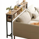 Konsool-tualettlaud riiuliga diivani taha Loft 80 x 20 x 100,2 cm Sonoma tamm [Konsola3]