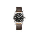 Longines Pioneer Series Automaatne Mehaaniline Liikumine 100M Veekindel Kell 42mm Must T&auml;hikuga Roostevabast Terasest Korpus Vasikanahast Rihm L3.811.4.53.0 Black Dial