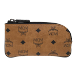 MCM Aren Visetos Monogramm Kettv&otilde;tmehoidja Kaetud L&otilde;uend Rahakott-Kott Mini Unisex Rahakotid Pruun Konjak MXKDSTA01CO001 Basic Set (Bag+Dust Bag) brown