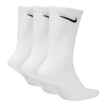NIKE meeste sokid, kiiresti kuivavad hingavad spordisokid, keskmise pikkusega sokid, kolm paari pakis, SX7676-100 Valge M white