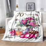 1 tk 70. s&uuml;nnip&auml;evakingitused tekk Pehme ja soe diivanile, kontorisse, telkimiseks, reisimiseks, elutuppa Suurep&auml;rane kingitus s&otilde;pradele ja perele Mugav 150cmx200cm