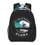 T And C Surf BITE EM BACK Town And Country Surf Hawaii &Otilde;pilase Seljakott Koolikott P&auml;evakott Meestele Naistele Raamatukott &Otilde;lakotid One Size gray
