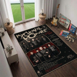 My Chemical Romance vaip, Punk rocki vaip, Welcome to the Black Parade, Helena, I'm Not Okay (Ma luban) 80x120cm