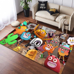 Gumballi h&auml;mmastav maailm Multifilmi Gumball ja Darwin Prindiga Libisemisvastane Pehme Vaip Laste Magamistuba Elutuba Dekoor P&otilde;randavaip 80x120cm