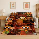 M&auml;ngu Dandy World Multikas Pehme Flaanell Tekk, Soe Mugav Tekk Voodi, Diivani, Sohva, Magamistoa, Elutoa, Reisi, Telkimise jaoks 130x150cm