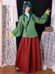 Anime Maomao Cosplay Kost&uuml;&uuml;m Apteekri P&auml;evikud Kimono Mao Mao &Uuml;htne Parukas Komplektid Halloweeni Karnevali Peo jaoks Naistele XS（old） white