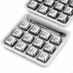 316 roostevabast terasest korduvkasutatavad j&auml;&auml;kuubikud viski ja jookide jaoks, toidukvaliteediga metallist jahutuskivid 316 Food Grade Stainless Steel