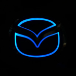 Autostiil LED-tagumine embleemivalgusti kleebis Mazda logole 2 3 6 CX7 8 CX5 MX5 323 Tarvikud Auto 5D Siltkleebis Valgustus 10.1cm X 7.90cm