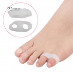 1 paari silikoongeeli Little Toe Separaator jalahooldus valge