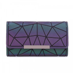 Naiste rahakott Sidur Naistele Pikk Noctilucent rahakott Geomeetriline T&otilde;mblukk Helendav Telefon Rahakott Naiste Mood Helendav Sidur 1 must