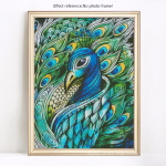 5D Teemantmaal T&auml;ielikult puuritud &uuml;mmargused loomapildid teemantkividega 20X30