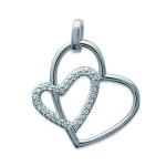 Les Tr&eacute;sors De Lily [C4575] - h&otilde;bedane ripats  Armastuse ime  H&otilde;bevalge (roodiumiga kaetud) - 30x25 mm valge