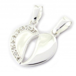 Les Tr&eacute;sors De Lily [G1599] - Pendentif Argent '&Acirc;mes Soeurs' h&otilde;be
