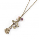 Les Tr&eacute;sors De Lily [J6095] - Collier Cr&eacute;ateur 'Scarlett' dor&eacute; violet kuld