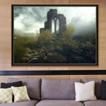 DIY teemanttikandid maastik T&auml;ielik teemantmaaling maastik Ristpistes &uuml;marpuur j&otilde;ulukink 20X30CM