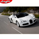 T&auml;is&uuml;mmargune puur 5D DIY Teemantv&auml;rvimine Tuletorni tikand Ristpistes maastik N&auml;put&ouml;&ouml; Kodukaunistus 20X30CM