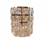 Euroopa metallist kristallist meigikorraldaja meigipintsel kirjutuslaud hoiukarp tualettlaud pliiatsihoidja hoiu&auml;mber Vannitoa sisustus kuld