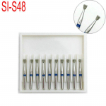 10 tk/komplekt Hambaravi teemanthammaste puurhammaste puurid kiirete k&auml;siinstrumentide keskmise suurusega hambaarsti t&ouml;&ouml;riistade jaoks SI-S48