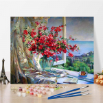 Digitaalne &otilde;limaal DIY maalimine numbrite j&auml;rgi numbrite maalimine kodukaunistuse numbritega &otilde;limaal l&otilde;uend 40x50cm no frame