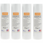 ATWFS veepuhastusfilter 5 mikronit 4 x 10  pp settekassett (4 tk) akvaariumi eelfiltrid