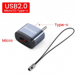 Essageri USB 3.0 C-t&uuml;&uuml;pi OTG-adapter, C-t&uuml;&uuml;pi USB C-t&uuml;&uuml;pi USB-maaskonverter Macbook Xiaomi Samsung S20 USBC OTG-pistiku jaoks Micro to Type C