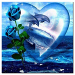 Full Drill Teemantmaal Lill Lilla Ristpistes Mosaiik K&uuml;&uuml;nla Rhinestones Pilt kaunistus koduks Full Round 20x30CM