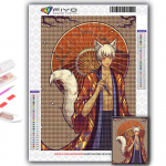 5D Teemantmaaling Multifilm Anime m&auml;ng Tegelaste Ristpistes Teemanttikandid Mosaiik Full Round 20X30CM