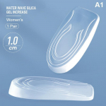 1 paari silikoongeeli k&otilde;rgust suurendav sisetalla kanda t&otilde;stev jalahoolduskaitse 8.5x5.5x1cm