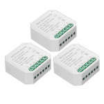 Tuya MINI DIY &uuml;hesuunaline nutikas l&uuml;liti v&auml;ike korpus APP kaugjuhtimispult WiFi l&uuml;liti taimeri valgusl&uuml;liti 3PCS