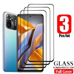3 tk/partii T&auml;isekraani kate karastatud klaasist kaitsekile XIAOMI POCO M5 M5s Redmi A1+ A1 POCO C40 X3 X4 M3 M4 Pro 5G X4 GT X3 NFC kaitseklaasile Xiaomi POCO F4 GT must