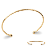 Les Tr&eacute;sors De Lily [Q8937] - kullatud k&auml;ev&otilde;ru  Cleopatra  kuld - 56 mm - 2 mm kuld