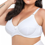 Naiste Pluss Suuruses Rinnahoidja T&auml;iskattega Elegantne Bralett 95F-120F Korv Polsterduseta &Uuml;li&otilde;huke Suur Aluspesu 95F