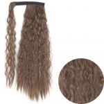 MISS WIG Naiste mood, pikk laineline m&auml;his hobusesaba &uuml;mber s&uuml;nteetilisest kiust pikk lokkis Cosplay igap&auml;evaseks kandmiseks lainelised juuksepikendused 55 cm