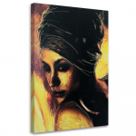 L&otilde;uendiprint African Woman Brown 40x60 pruun