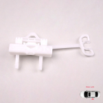 EWR5289 aknat&otilde;stuki klamber tagumine vasak 51898679 Fiat Linea jaoks