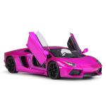 H&Auml;STI 1:24 Lamborghini Aventador LP700-4 sulamist automudel, survevalu metallist m&auml;nguasjas&otilde;idukid, automudel K&otilde;rge simulatsiooniga kollektsioon, kingitused lastele 1;24-size:18*8*5cm lilla