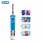 Oral B laste laetav elektriline hambahari 2 režiimiga veekindla igemehoolduse ohutustundlikud hambaharjapead lastele vanuses 3+