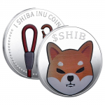 Nikitas Shiba Inu v&auml;rvi reljeefse v&auml;rviga m&auml;lestusm&uuml;ntide kollektsiooni kingitus One Size kuld