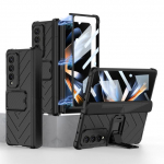 T&auml;iskattega klaaskilega telefonikate Samsung Galaxy Z Fold 4 5g Fold4 Zfold4 jaoks, p&otilde;rutuskindel mobiiltelefoni kate Funda for Samsung Z Fold 4 kuld