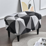Nordic Stripe Wing tooli kate Stretch spandex &uuml;he diivani kate Eemaldatav k&otilde;rge seljatoe tugitooli kate koos istmekatetega