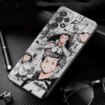 Samsung Galaxy A51 A71 A41 A31 A11 A01 A72 A52 A42 A32 A22 A21s A02s A12 A02 &uuml;mbris Black Shell Haikyuu Hinata r&uuml;ndab animet For Samsung A72 4G